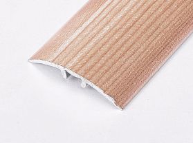 Порог (стык) Русский профиль  разноуровневый декорированный с дюб, 30*900 мм, Ясень